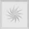 Ekena Millwork Standard Sedgwick Spiral Rosette With Rounded Edge, 3"W x 3"H x 1"P ROSP030X030X100SDG14 - alternate 4